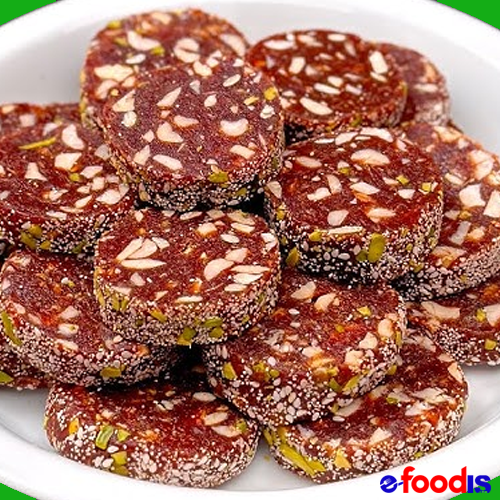 খেজুর বাদাম বরফি